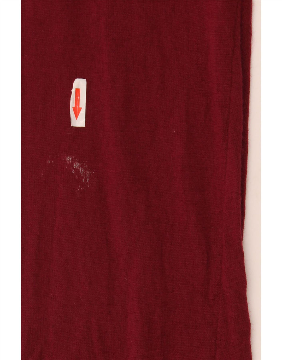 MARKS & SPENCER Pull col en V pour homme 2XL Rouge Laine mérinos
