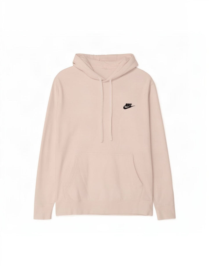 Nike Pull à capuche pour homme en coton blanc Taille L