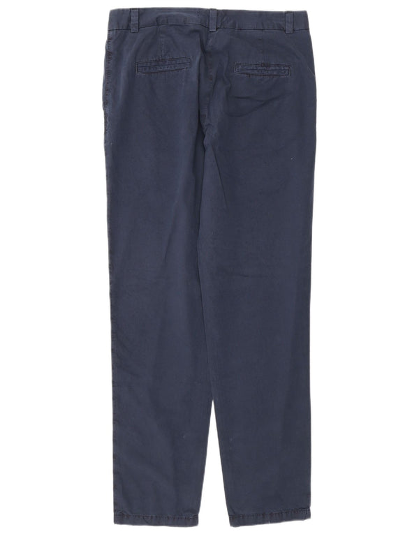 Marks & Spencer Pantalon Chino Femme UK 10 Small W32 L29 Bleu Marine