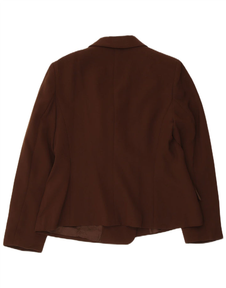 LUISA SPAGNOLI Veste Blazer Femme IT 48 XL Marron Polyester
