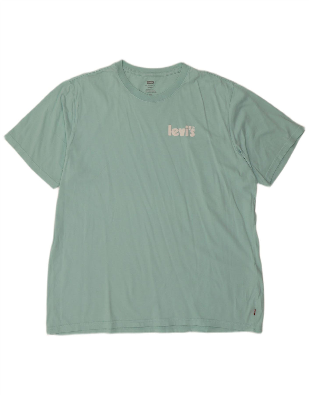 LEVI'S T-Shirt décontracté pour hommes, grand coton turquoise