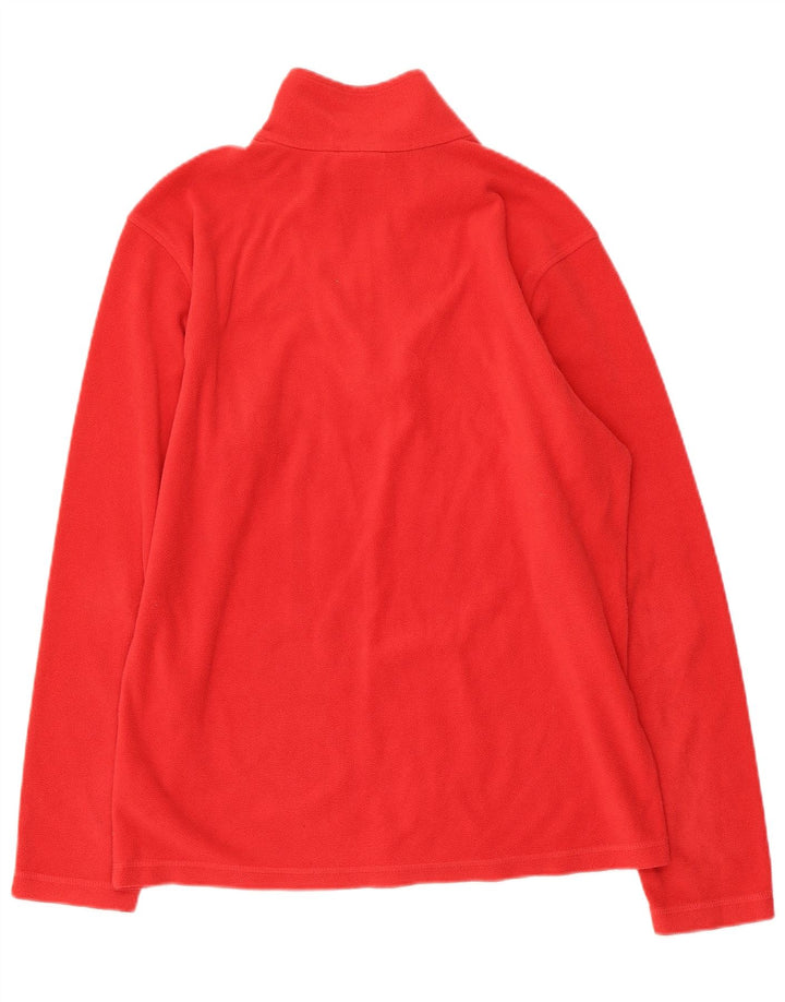 DIADORA Pull Polaire Col Zippé Homme Grand Rouge Polyester
