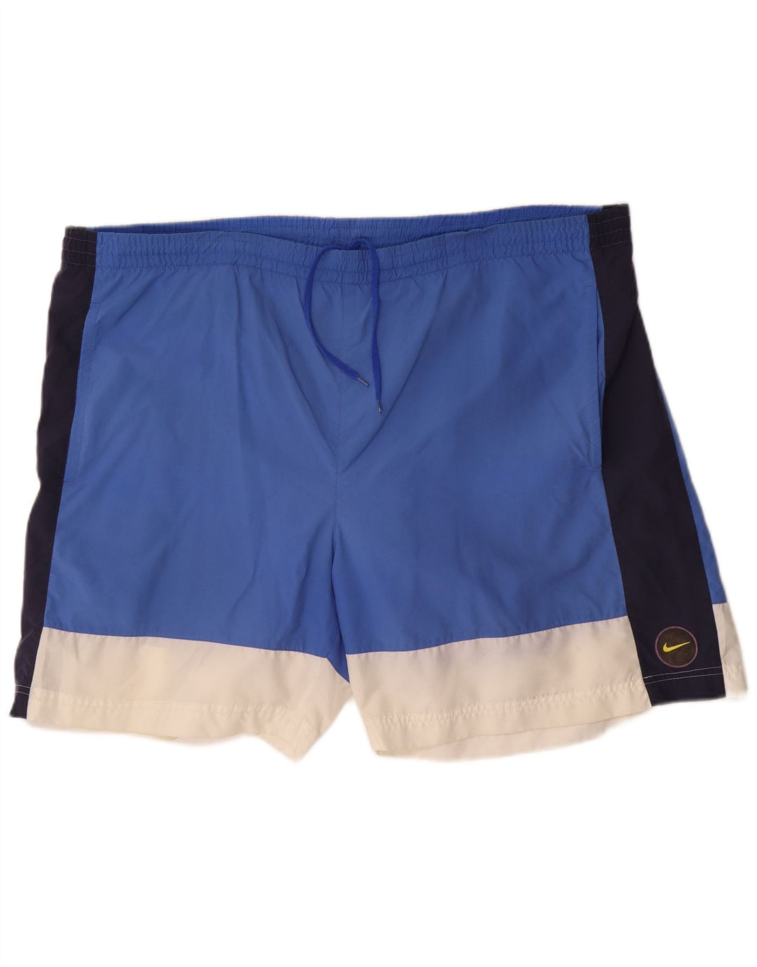 Nike Short de sport pour homme 2XL en nylon color block bleu