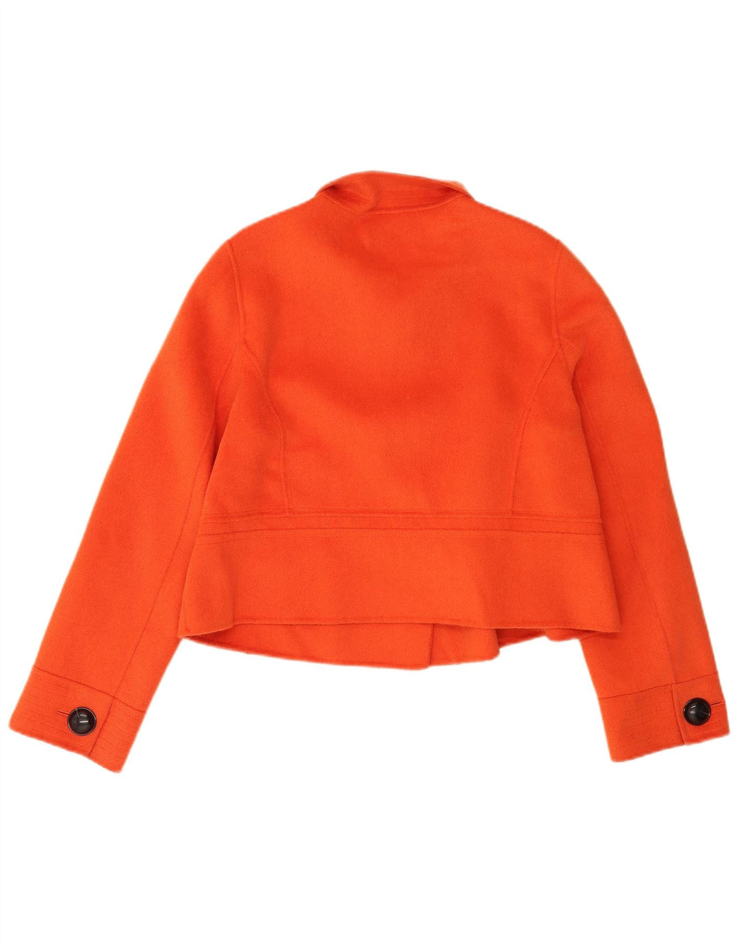 Jaeger Veste Boléro à 3 Boutons pour Femme UK 12 Angora Orange Moyen