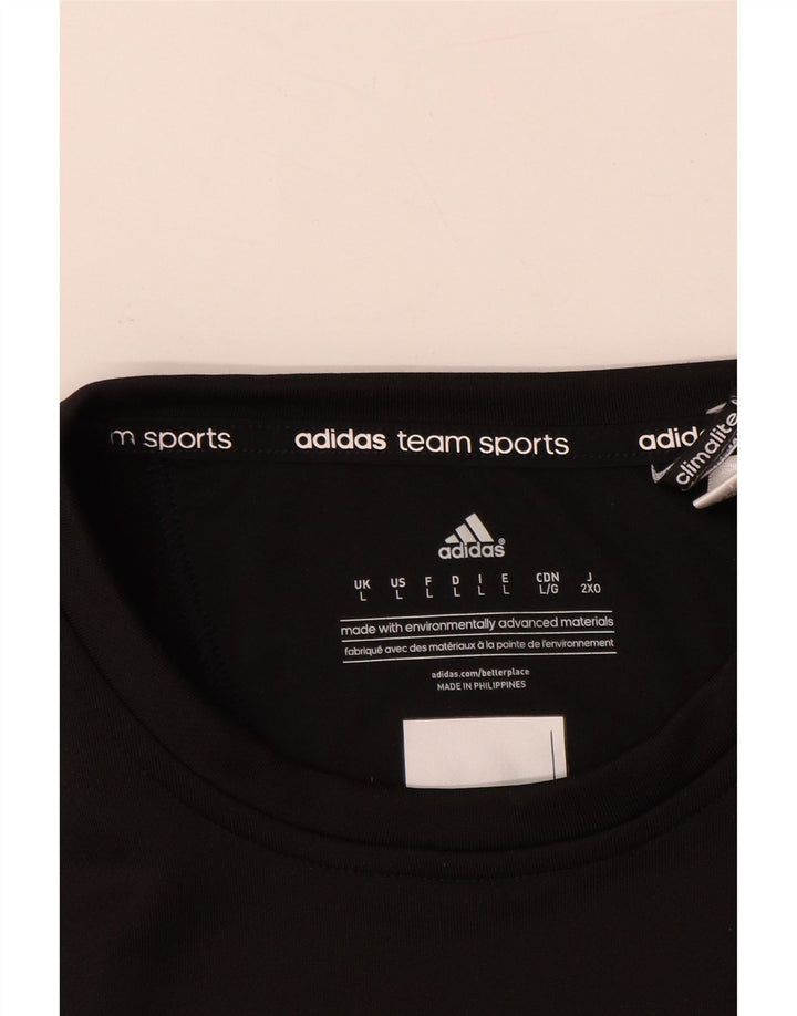ADIDAS Hommes Climalite Sweatshirt Jumper Grand Blanc Colorblock Polyester