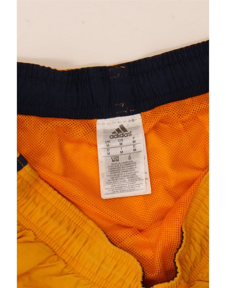 Adidas Short de bain homme en nylon jaune moyen