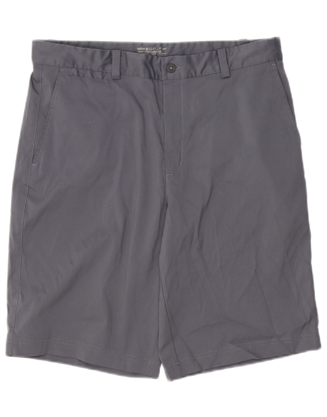 Nike Short Chino Dri Fit W32 Homme Gris Moyen Polyester