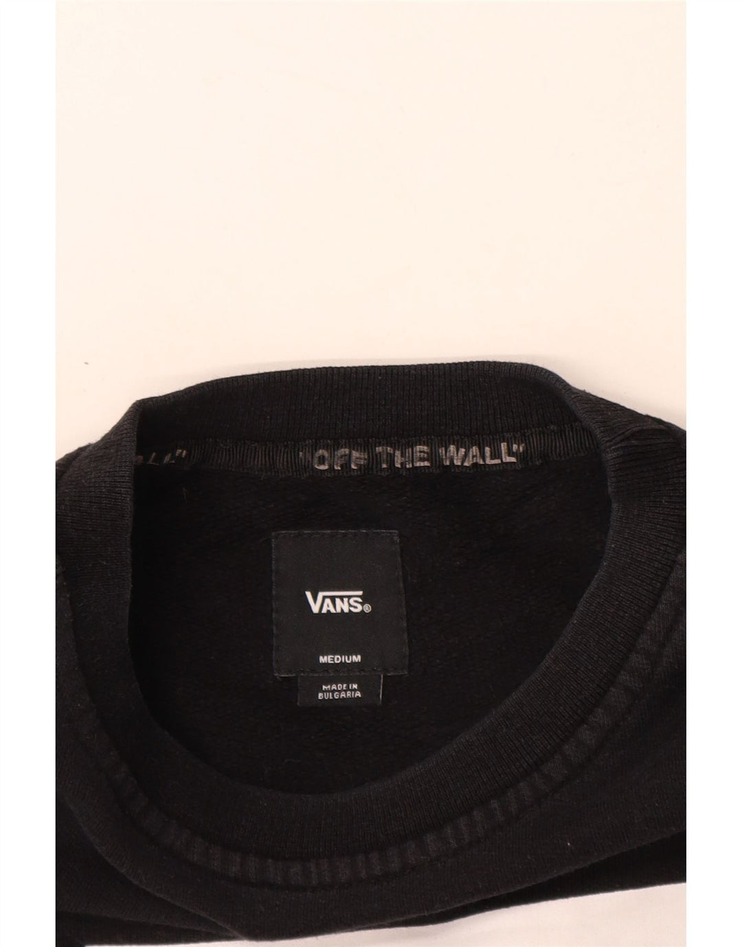 VANS Sweat-shirt graphique pour homme en coton noir moyen