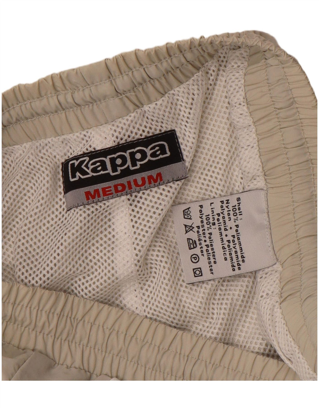Kappa Pantalon De Survêtement Homme Beige Moyen Colourblock Polyamide