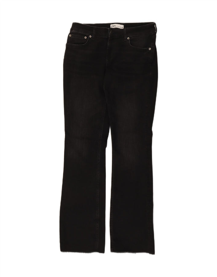 Zara Jean Bootcut Femme EU 40 Moyen W30 L31 Coton Noir