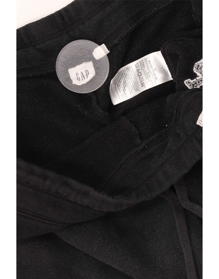 Gap Pantalon de survêtement graphique pour femme UK 14 Medium Black Cotton