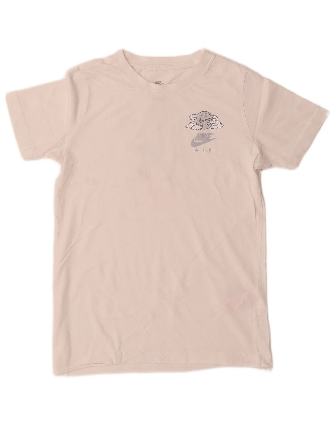 Nike Garçon Graphic T-Shirt Top 10-11 ans Coton Blanc Moyen