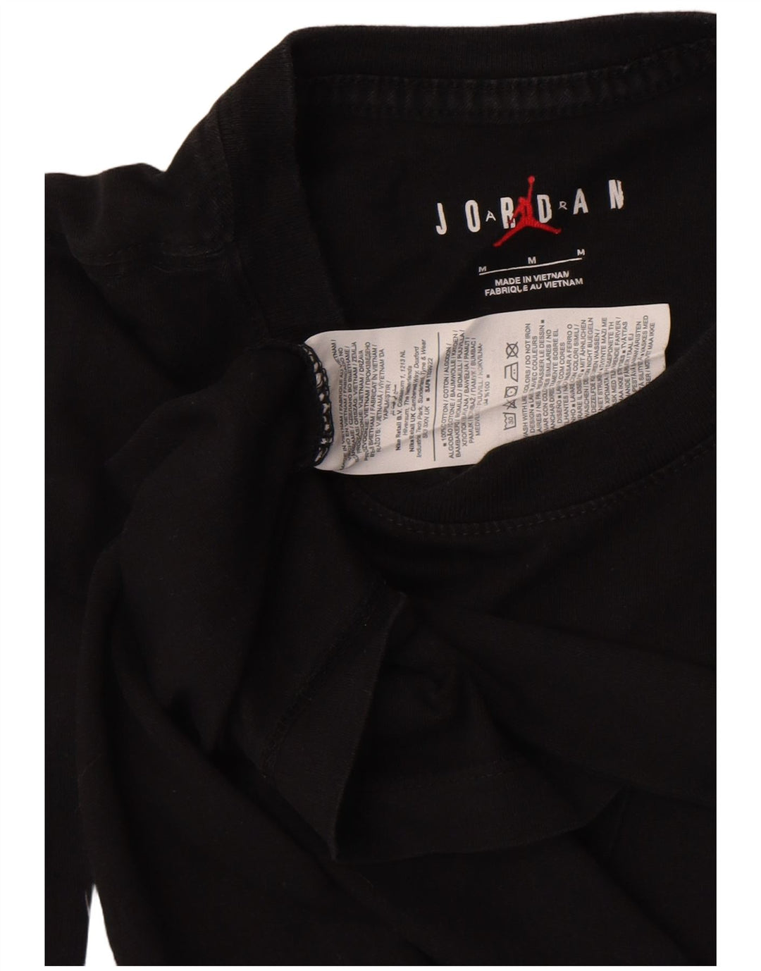 Jordan T-shirt Air Graphic pour homme en coton noir moyen