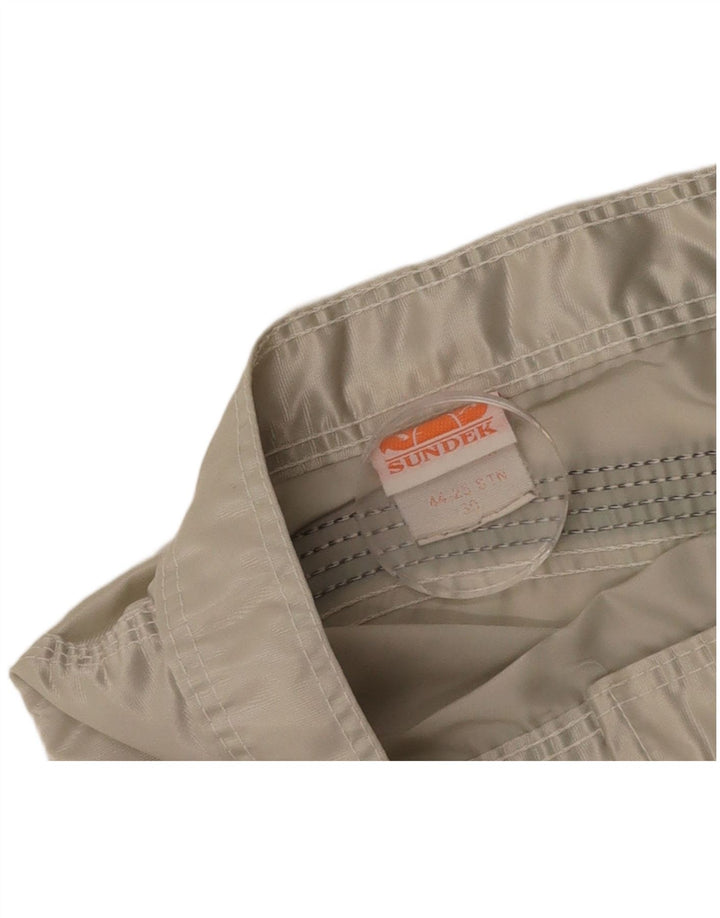 SUNDEK Short de Bain Homme Nylon Blanc Moyen