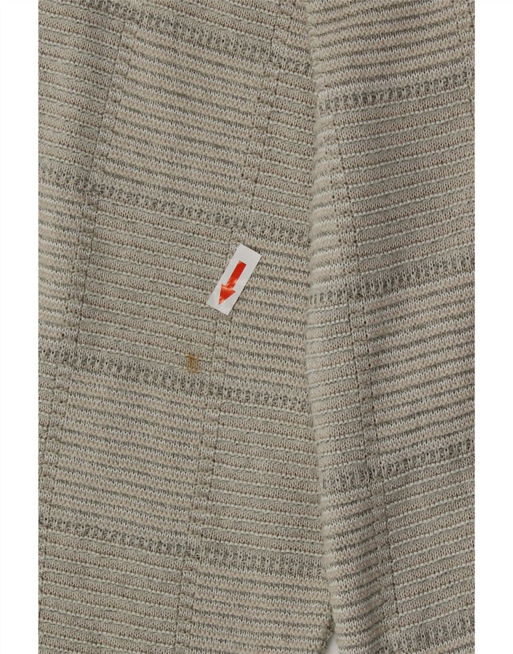 Demiro Pull Cardigan Homme IT 54 XL Gris Géométrique Coton