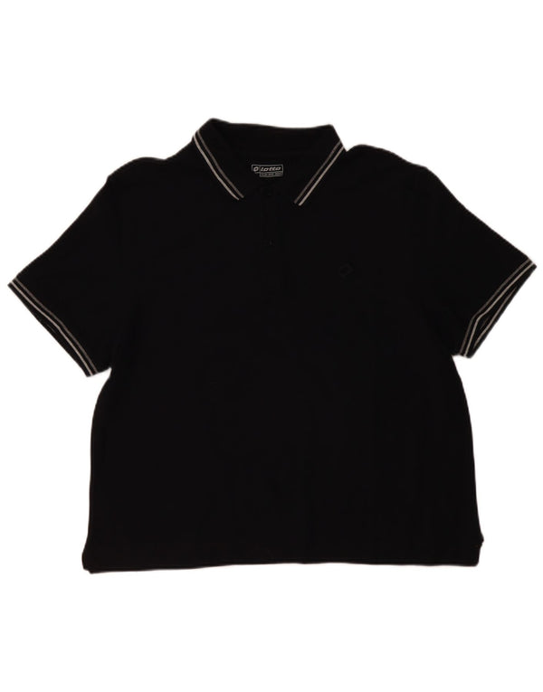 LOTTO Polo Homme 2XL Noir