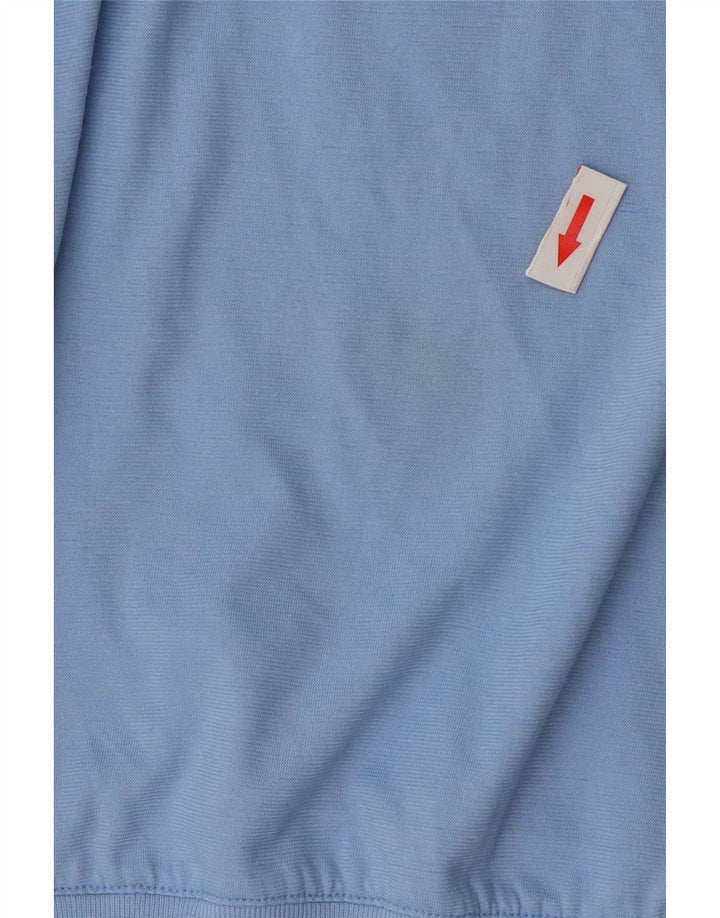 Polo Vintage Homme XL Bleu Colorblock