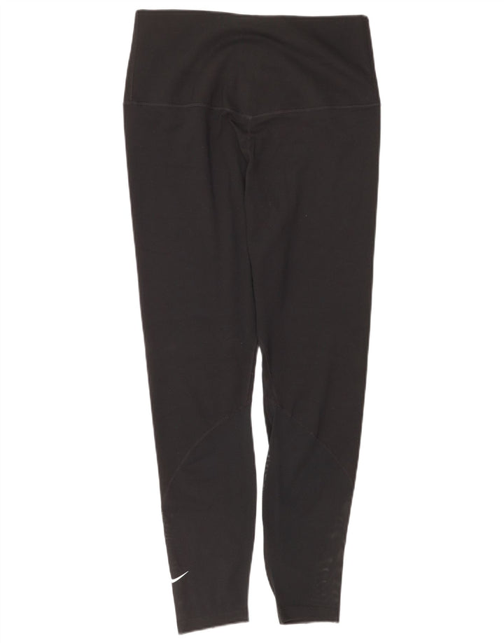 Legging Nike Dri Fit pour femme UK 14 Large Noir Polyester
