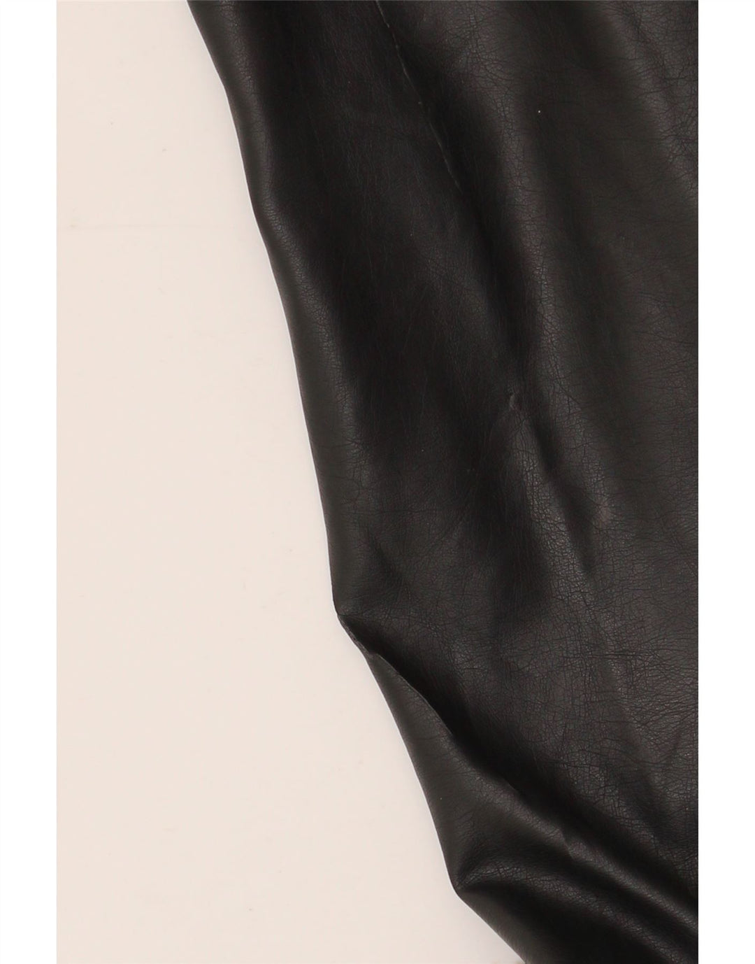 French Connection Veste de motard courte pour femme UK 6 XS Noir Polyuréthane