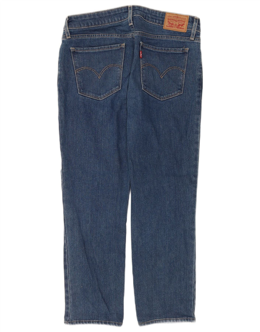 LEVI'S Jean Slim Court 712 Femme W29 L24 Bleu Coton