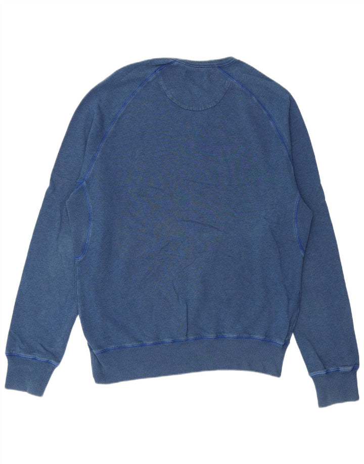 Fred Perry Sweat-shirt pour homme en coton bleu Taille L