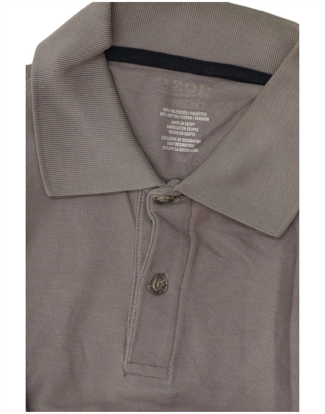IZOD Polo Homme Grand Gris Polyester