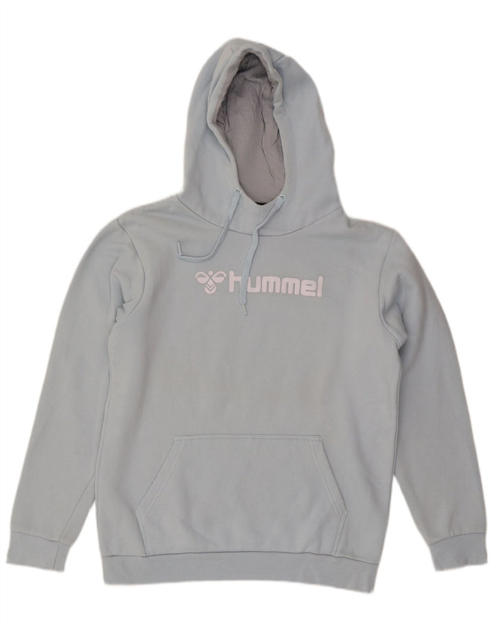 Hummel Pull à Capuche Graphique Homme Bleu Moyen Coton