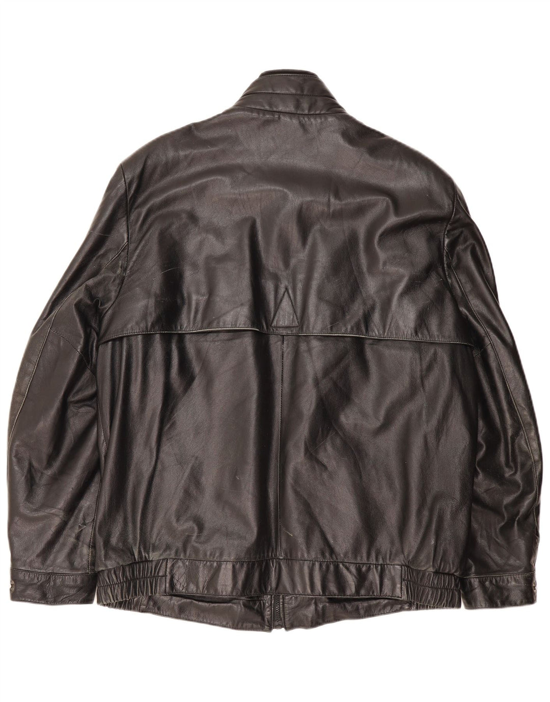 SCHILD Veste en cuir militaire pour homme UK 40 Grand cuir noir