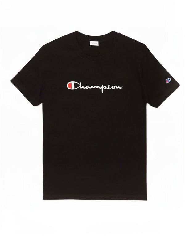 Champion T-shirt graphique pour femme UK 12 Noir moyen