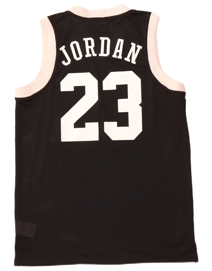 JORDAN Débardeur graphique pour hommes Noir moyen Polyester Colorblock Sports