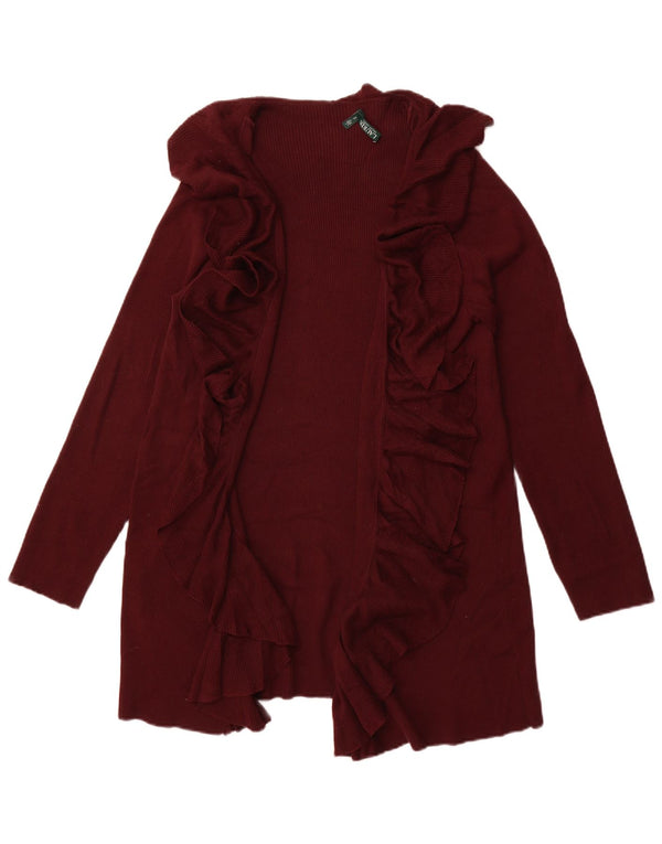 Ralph Lauren Pull cardigan ouvert long pour femme UK 18 XL Coton marron