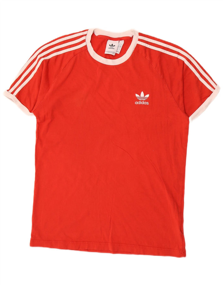 Adidas T-Shirt Homme Haut Large Rouge Coton