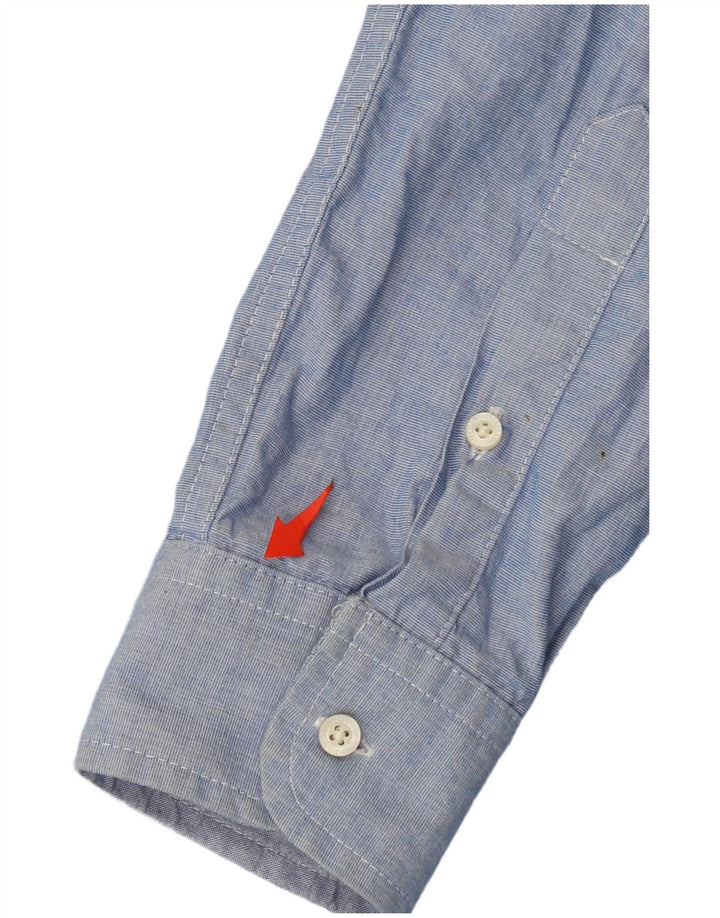 Superdry Chemise Regular Fit Homme Bleu Coton