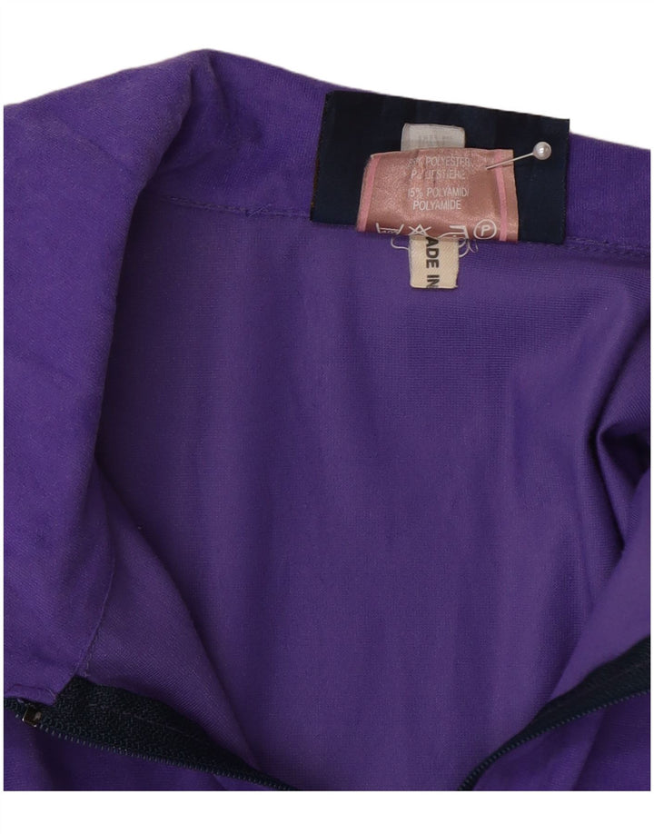 VERTICAL Veste de survêtement en velours pour homme Violet moyen Colourblock