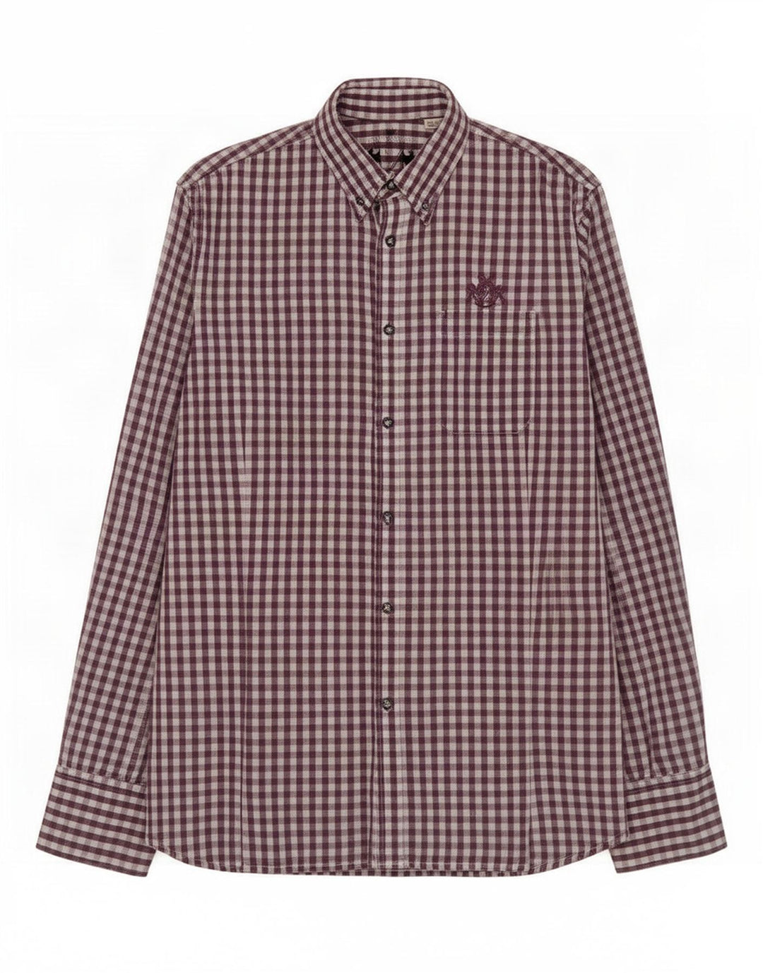 Diesel Chemise Homme Large Violet Vichy Coton