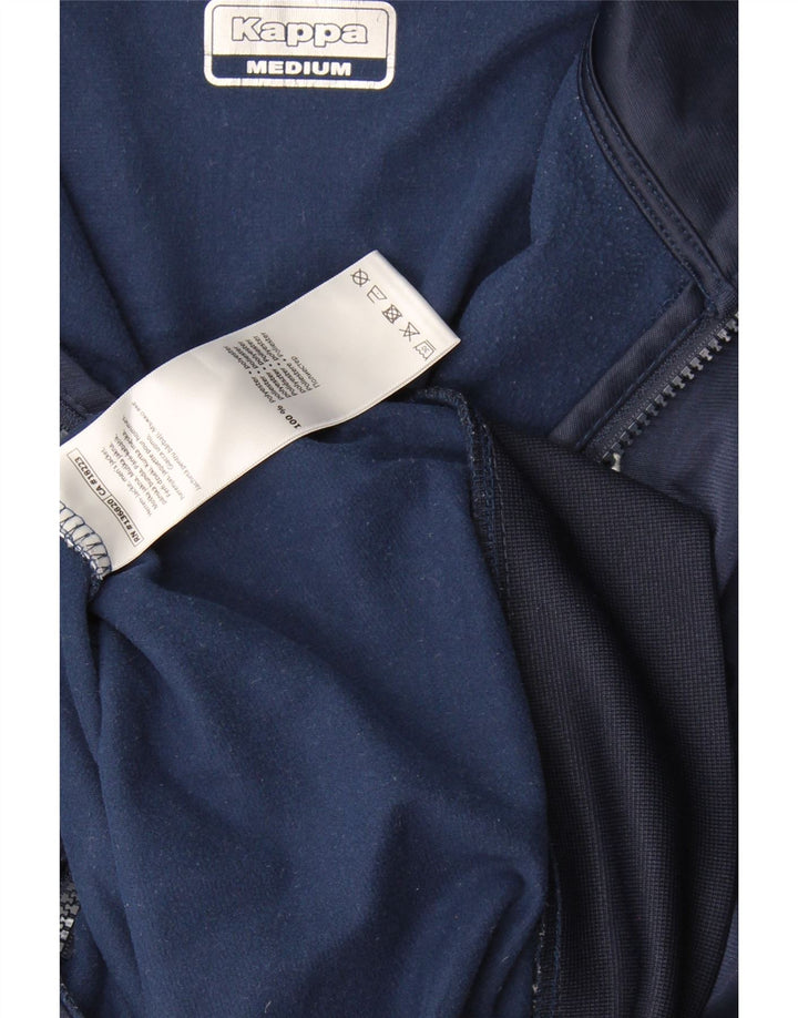 Kappa Veste de Survêtement Graphique Homme Bleu Marine Moyen Polyester