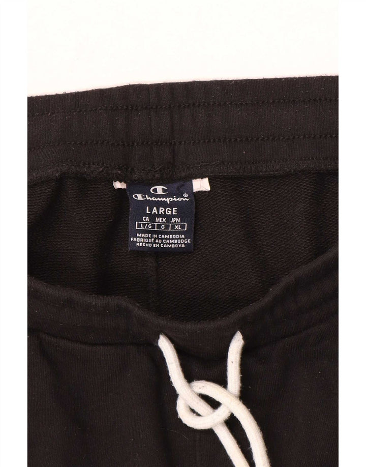 Champion Pantalon de survêtement pour homme Noir Taille L