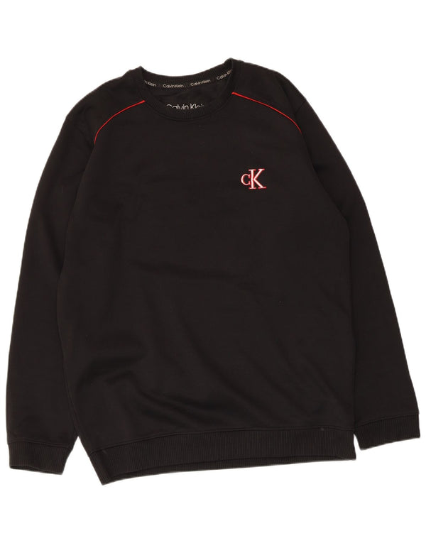 Calvin Klein Womens Sweatshirt Jumper XL Black