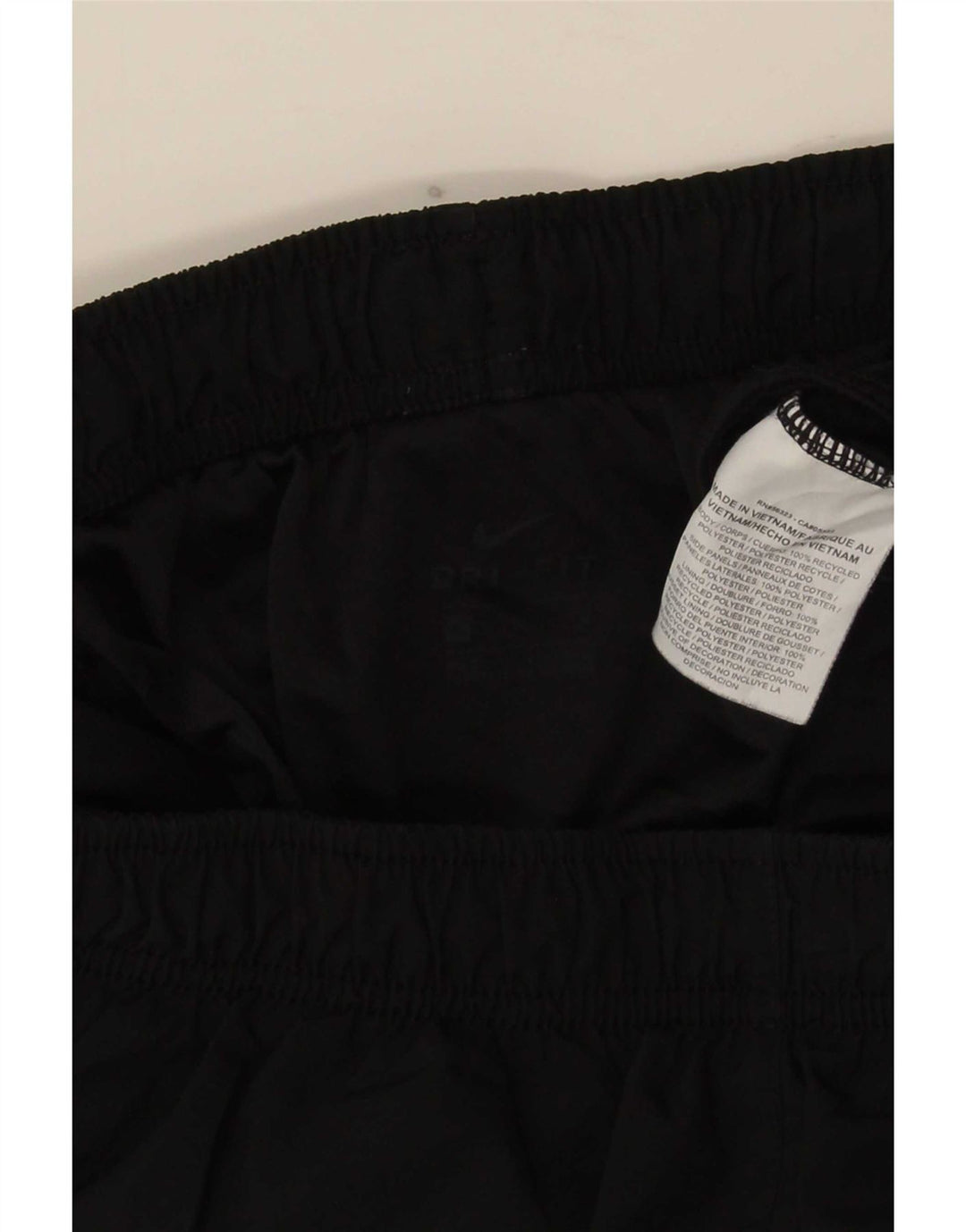 Nike Short de sport Dri Fit pour femme UK 16 Large Noir Polyester