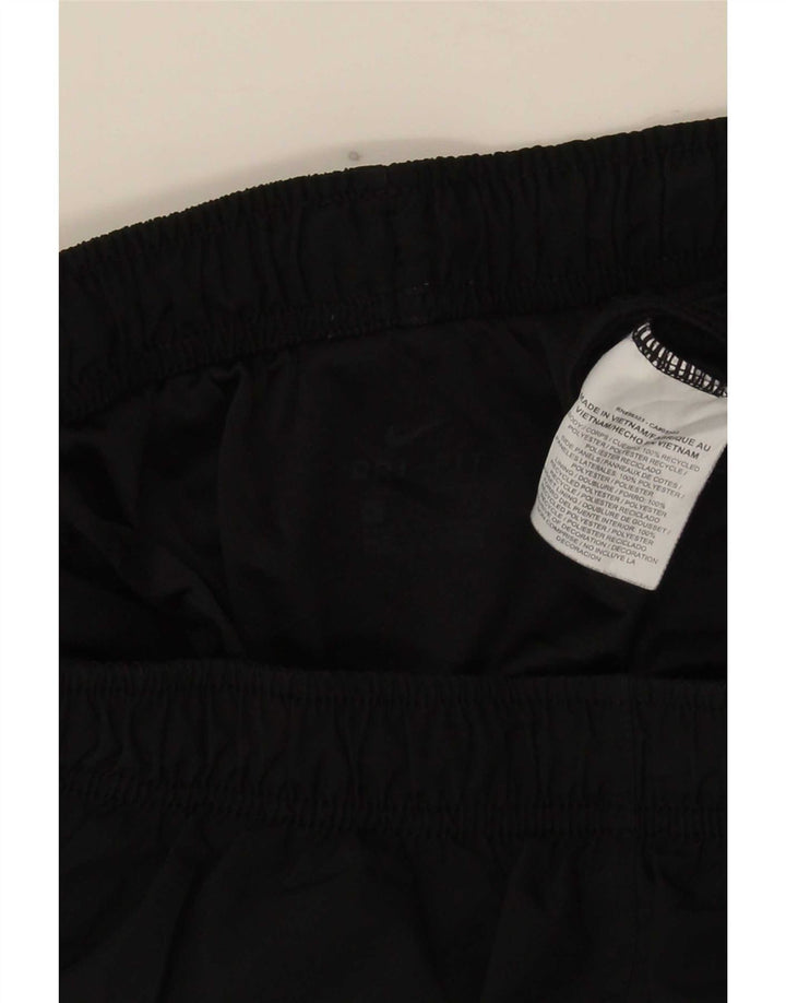 Nike Short de sport Dri Fit pour femme UK 16 Large Noir Polyester