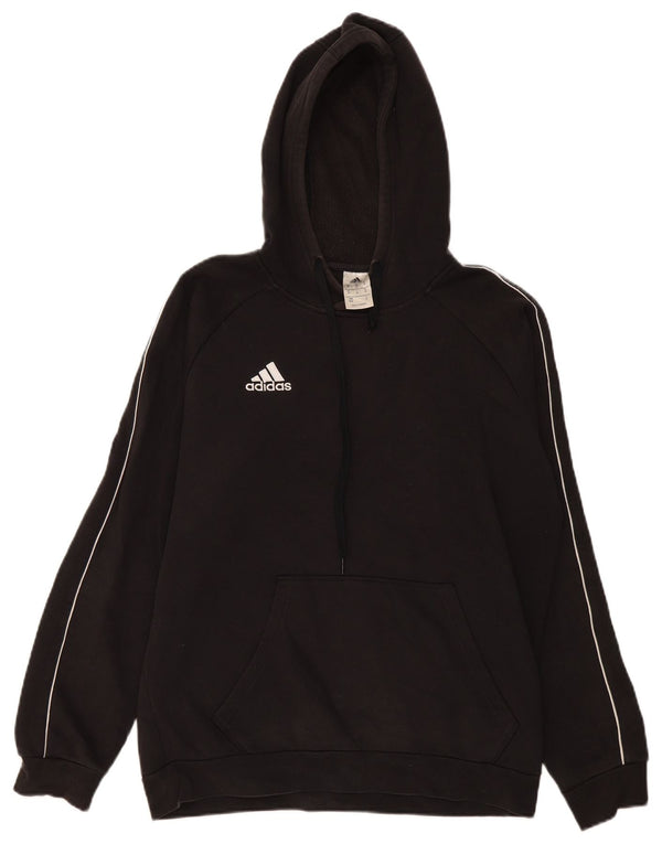 Adidas Pull à capuche pour homme en coton noir moyen