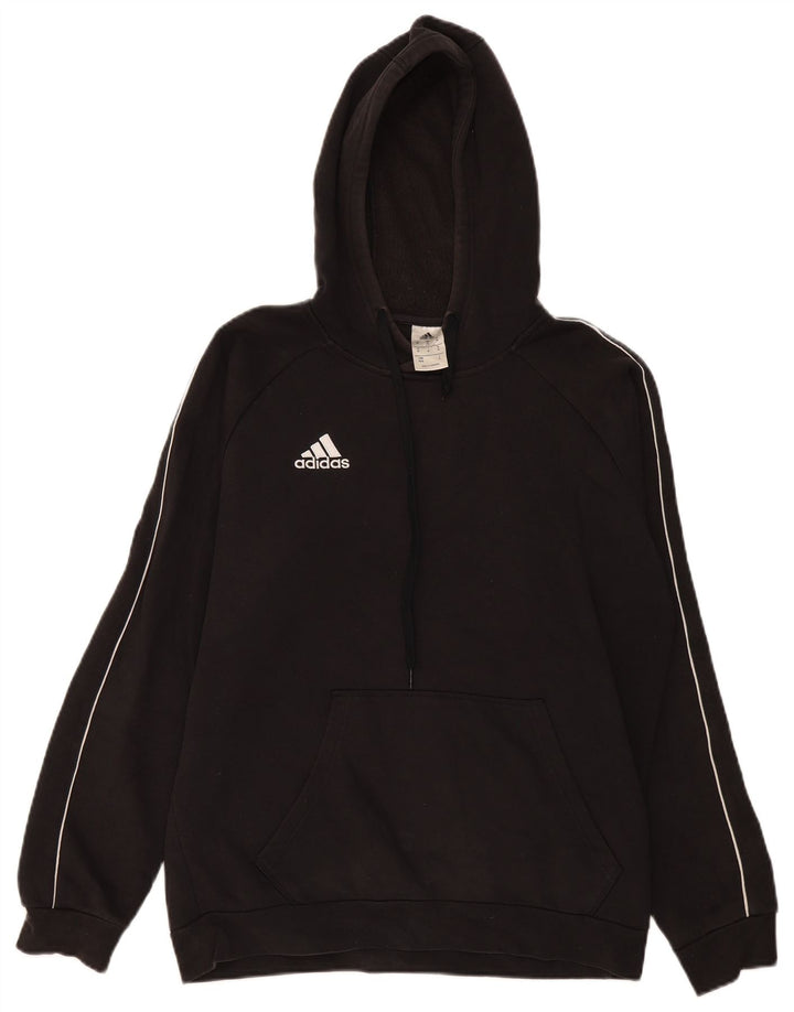 Adidas Pull à capuche pour homme en coton noir moyen