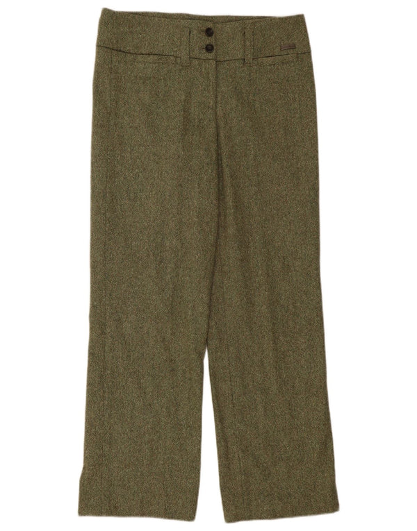 Conte of Florence Pantalon de costume droit pour femme IT 44 Medium W34 L31 Kaki