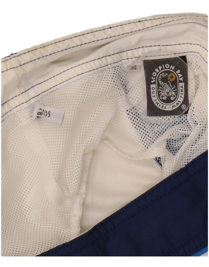 Scorpion Bay Short de bain graphique pour homme en polyester color block grand bleu