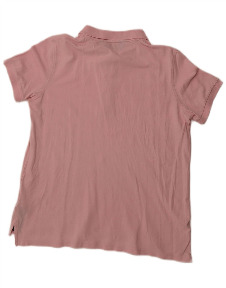 KAPPA Polo Femme UK 12 Coton Rose Moyen