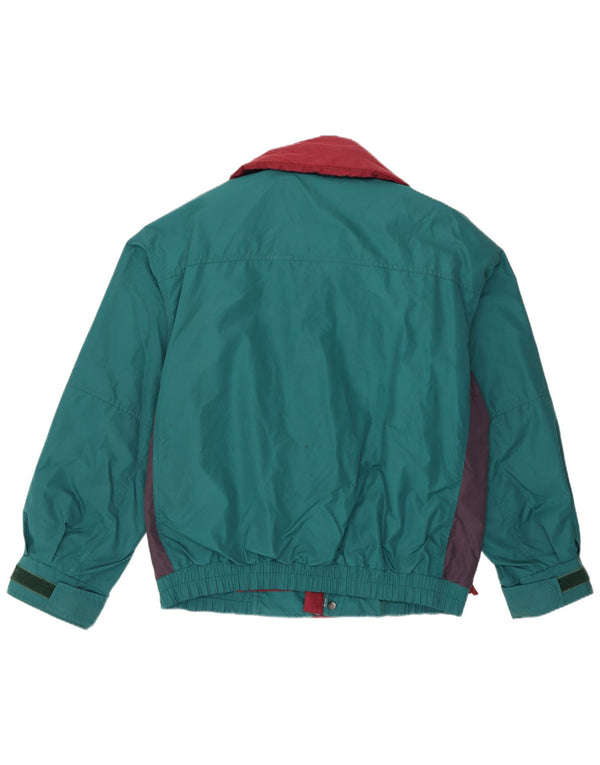 Columbia Veste coupe-vent pour homme UK 38 Medium Green Colourblock Nylon
