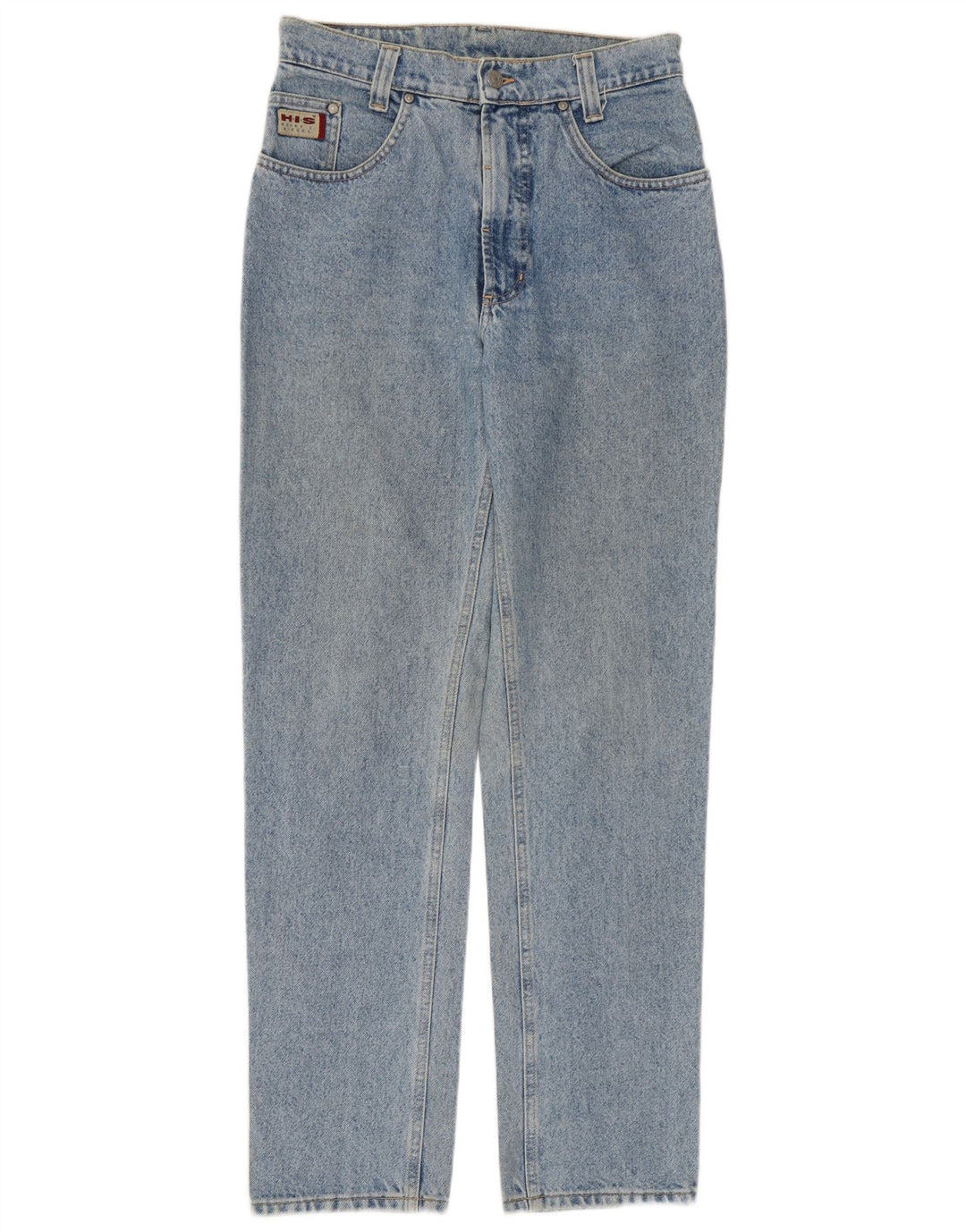 H.I.S Jean Taille Haute Femme W30 L30 Bleu