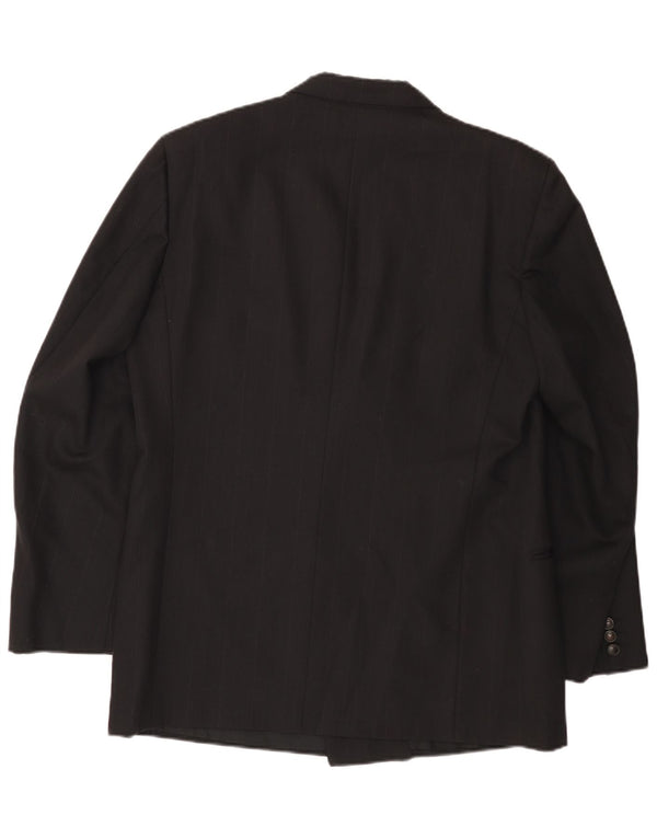 Yves Saint Laurent Veste blazer à double boutonnage pour homme IT 52 XL Noir