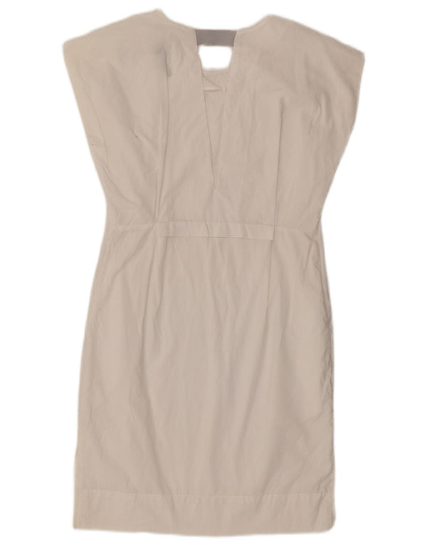 Woolrich Robe droite surdimensionnée sans manches pour femme UK 6 XS Blanc