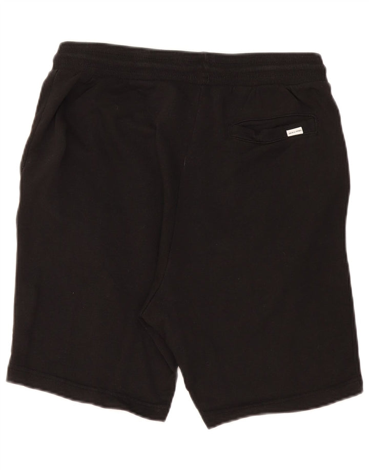 Jack & Jones Short de Sport Homme Noir Moyen Coton